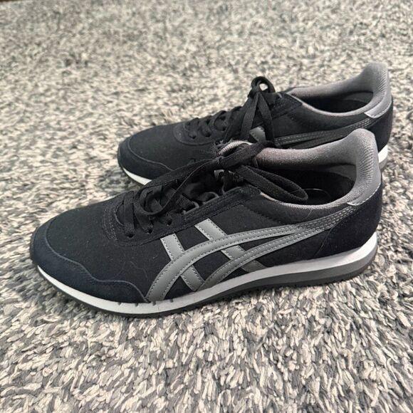 Onitsuka Tiger Unisex Dualio Running Shoes Black/Gray - Men 8.5/Women 10 main image 5